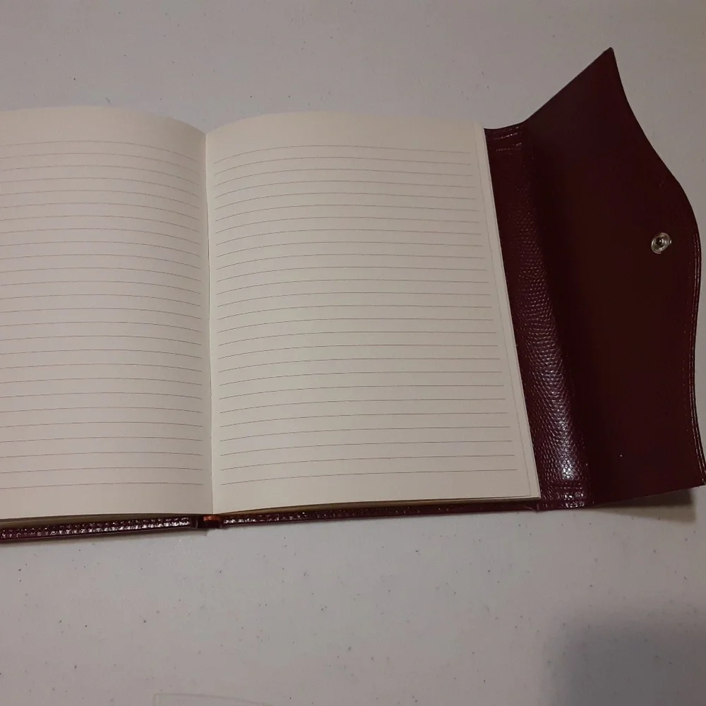 Gold Edged Snap Closure Journal